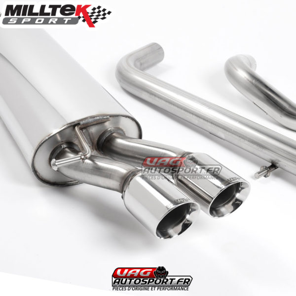 Cat-Back Inox - SEAT Leon 1M 1.8T Sport / Cupra 180cv / Cupra 1.9 TDI / VW Golf Mk4 GTI 1.8T / 1.9 TDI / SXVW052 - Milltek – Image 2