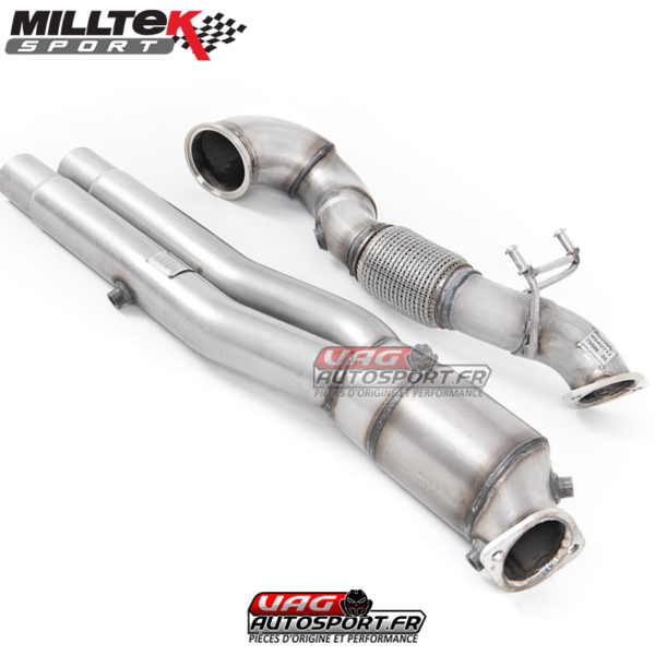 Descente de turbo avec catalyseur Sport 200 CPSI et Bypass FAP - 2.5 TFSI EVO - SSXAU818 - Milltek – Image 4