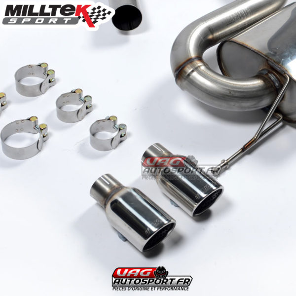 Demi-Ligne d'échappement inox - VW Golf 5 GTI - Audi A3 8P - SEAT Leon (1P) FR/CUPRA  - SSXVW147 - Milltek – Image 4