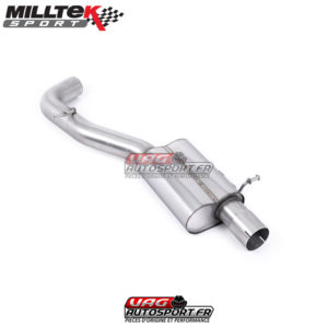 Silencieux central optionnel - VW Golf MK7 R 2.0 TSI 300cv - Systèmes 80mm (2014-2016) - SSXAU1024 - Milltek