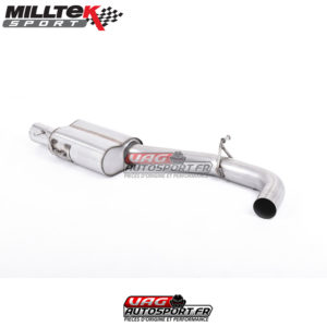 Silencieux intermédiaire Road + (Remplacement MSAU618 ou MSAU618REP) - SSXAU619 - Milltek