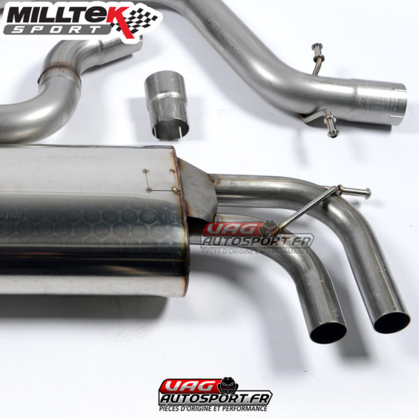 Demi-Ligne d'échappement inox - VW Golf 5 GTI - Audi A3 8P - SEAT Leon (1P) FR/CUPRA  - SSXVW147 - Milltek – Image 6
