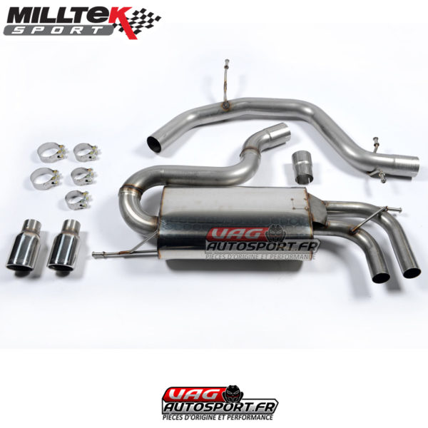 Demi-Ligne d'échappement inox - VW Golf 5 GTI - Audi A3 8P - SEAT Leon (1P) FR/CUPRA  - SSXVW147 - Milltek – Image 5
