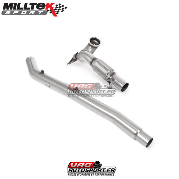 Descente de turbo - Décata - Suppression FAP - VW GOLF 8R & AUDI S3 8Y - 2.0 TFSI EA888 GEN4 - SSXVW664 - Milltek