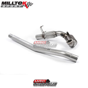 Downpipe + CataSport Hi-Flow - Audi TT Mk3 TTS 2.0 TFSI Quattro - Sans FAP (2015-2018) - SSXAU585 - Milltek