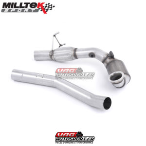 Downpipe + CataSport Hi-Flow - Montage obligatoire avec ligne Milltek - Audi S1 2.0 TFSI Quattro (2014-2018) - SSXAU495 - Milltek