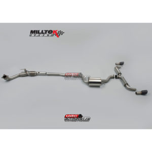 Ligne Complète - CataSport Race 200 CPSI - Race 76mm - VW Golf Mk6 GTi 2.0 TSI 210cv (2009-2013) - SSXVW187 - Milltek