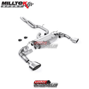 Ligne après FAP - Homologuée CE - Valves - Sorties ovales Chrome - Seat Cupra Formentor VZ5 2.5 TFSI 390cv 4Drive - FAP (2021+) - SSXSE264 - Milltek