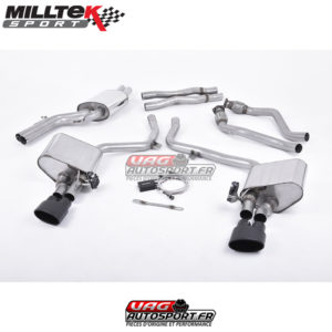 Ligne après cata - Système ValveSonic - Sorties Ovales - Audi S5 Sportback 3.0 TFSI B8 Quattro (2010-2011) - SSXAU402 - Milltek