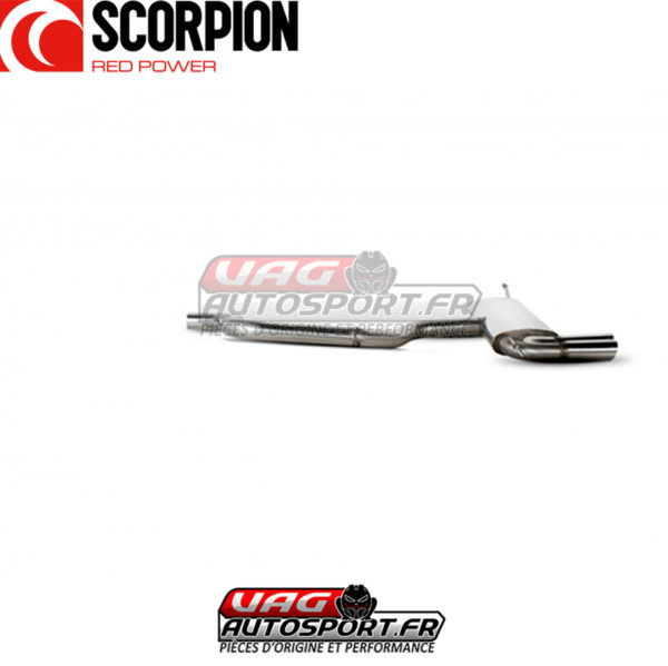 Cat-back sans silencieux intermédiaire pour SEAT Leon II (1P) - SSTS008 - Scorpion – Image 3