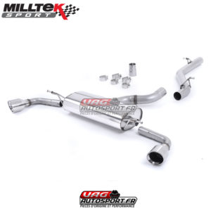 Demi-ligne (CatBack) - Sans silencieux intermédiaire - Sorties Dual Jet 100 - Audi TT Mk2 3.2 Quattro - (2006 - 2010) - SSXAU258 - Milltek