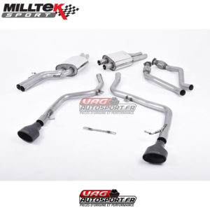 Demi-ligne (CatBack) - Race système - Non recommandé pour usage route Audi S5 Coupé et Cabriolet 3.0 TFSI B8 - SSXAU264 - Milltek