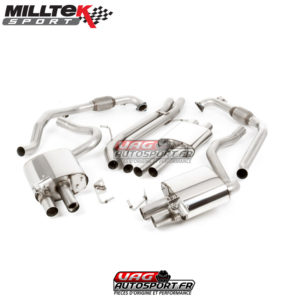 Demi-ligne (CatBack) Homologué Audi S5 3.0 V6 Turbo Coupe Uniquement B9 (2017+) - SSXAU716 - Milltek