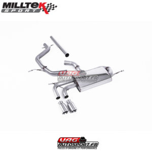 Demi-ligne (CatBack) - Sans silencieux intermédiaire - Look Edition 30 - Necessite Valance GTI VW Golf Mk5 2.0 TDI 140cv - SSXVW296 - Milltek