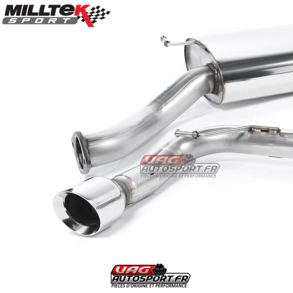 Demi-ligne (CatBack) VW Golf MK7 GTi (GTi Performance Pack, Clubsport, Clubsport S) - 2.0 TSI EA888 GEN3 - SSXVW230 - Milltek – Image 4