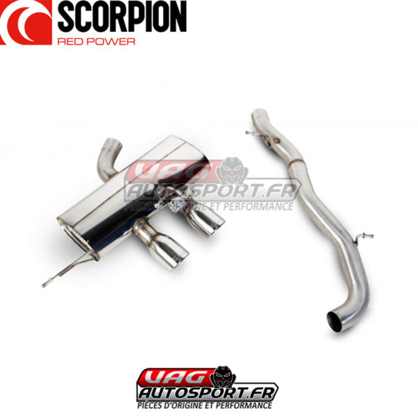Cat-back Scorpion avec valves actives pour VW Golf Mk6 R 2.0 TFSI 270cv - SVWS038 – Image 4