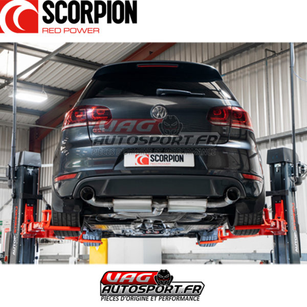 Cat-back Scorpion sans silencieux intermédiaire pour VOLKSWAGEN Golf 6 Gti 2.0 Tsi 211cv - SVWS036 – Image 4