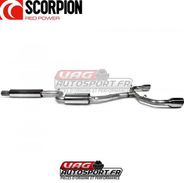 Demi-ligne d'échappement inox pour VW Golf GTI MK8 - SVW064 - Scorpion – Image 3