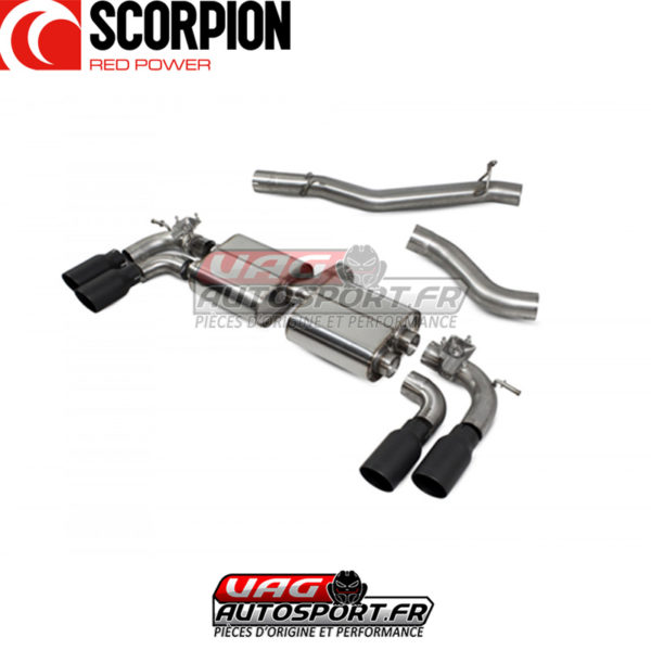 Echappement inox (catback) - VW GOLF 7.5R - SVWS054DC - Scorpion – Image 3