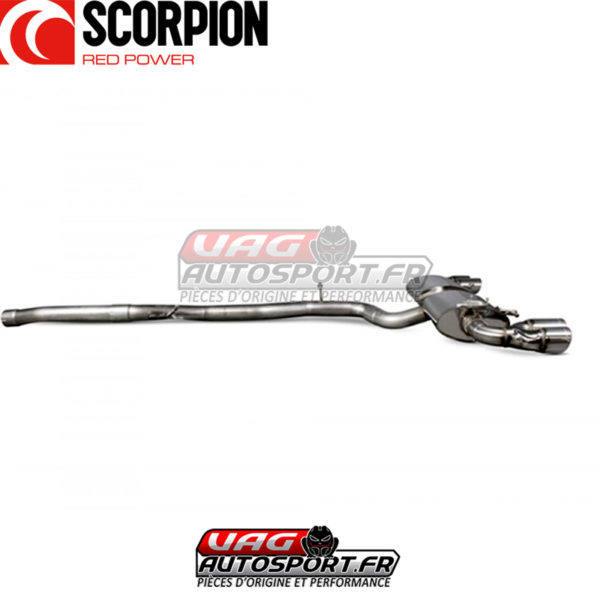 Demi-ligne / Cat-back AUDI S1 2.0 TFSi Quattro - SAUS045 - Scorpion – Image 3