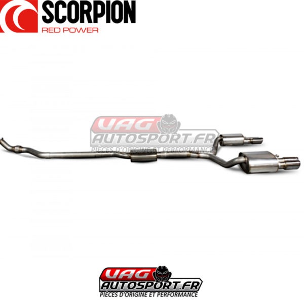 Demi-ligne / Cat-back AUDI A5 B8 2.0 TFSI - SAU073 - Scorpion – Image 3