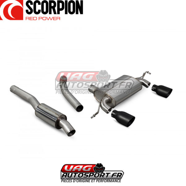Demi-ligne / Cat-back INOX Audi TT Mk1 (8N) Quattro 180cv/225cv - SAU040C - Scorpion – Image 3