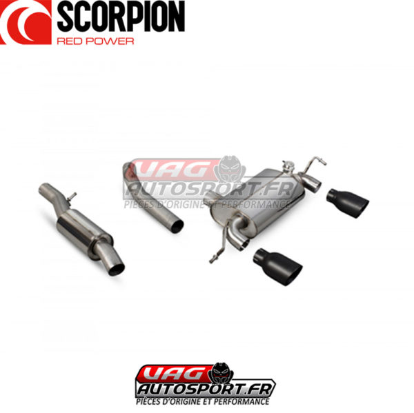Demi-ligne / Cat-back INOX pour Audi TT Mk1 Quattro 3.2 V6 - SAU042C - Scorpion – Image 3