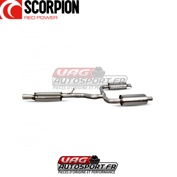 Demi-ligne d'échappement inox (après cata) - VW Golf MK7 R Break - SVW053 - Scorpion – Image 3