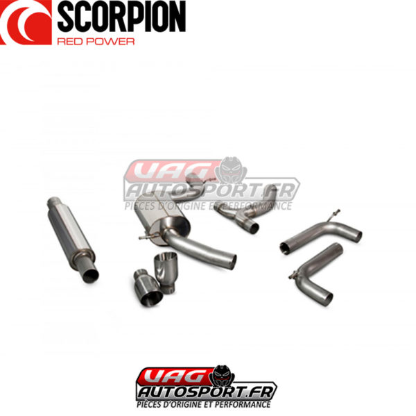 Cat-back avec intermédiaire pour VW Golf MK7.5 GTi 2.0 TSI EA888.3 - SVW056 - Scorpion – Image 3
