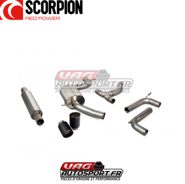 Demi-ligne Scorpion (Catback avec silencieux intermédiaire) pour VW Golf MK7.5 GTI - 2.0 TSI EA888.3 - SVW056CF - Scorpion – Image 3