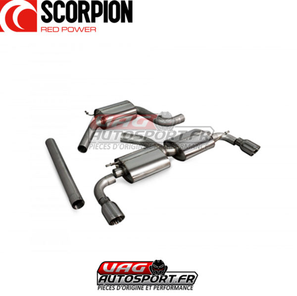 Demi-ligne / Cat-back VOLKSWAGEN Scirocco R - 2.0 TSI EA113 - SVW041 - Scorpion – Image 3