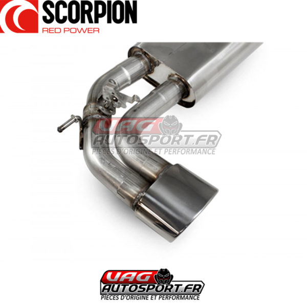 Demi-ligne d'échappement / Cat-back (ligne après cata) inox Audi RS3 Saloon 8V MQB 2.5 TFSI- SAU083 - Scorpion – Image 3