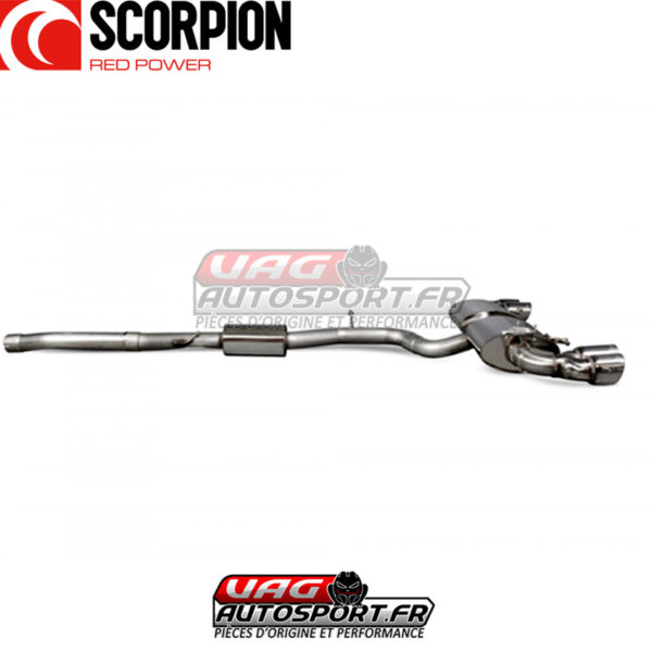 Demi-ligne / Cat-back Scorpion en Inox pour AUDI S1 2.0 TFSi Quattro - SAU045D - Scorpion – Image 3