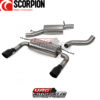 Cat-back Inox avec intermédiaire sans valves AUDI TT MK3 (8S) QUATTRO - 2.0 TSI EA888.3 - SAU086C - Scorpion – Image 3