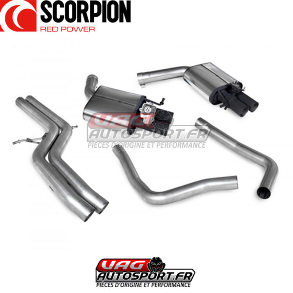 Cat-back sans intermédiaire AUDI RS6 Avant C7 - SAUS087 - Scorpion – Image 4