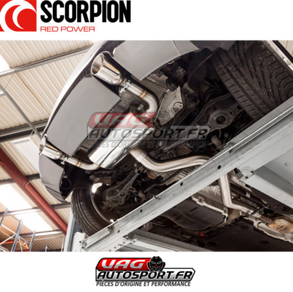 Cat-back sans intermédiaire avec valves AUDI TT MK3 (8S) 2.0 TFSi Quattro - SAUS085 - Scorpion – Image 4