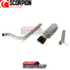 Cat-back sans intermédiaire d'échappement et sorties noires Scorpion pour VW Polo Gti 1.4TSi 180cv - SVWS045C – Image 4