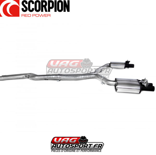 Cat-back sans intermédiaire AUDI RS6 Avant C7 - SAUS087 - Scorpion – Image 3