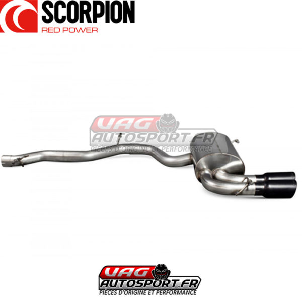 Cat-back sans silencieux intermédiaire pour AUDI S3 8P - 2.0 TFSI - SAUS074C - Scorpion – Image 3