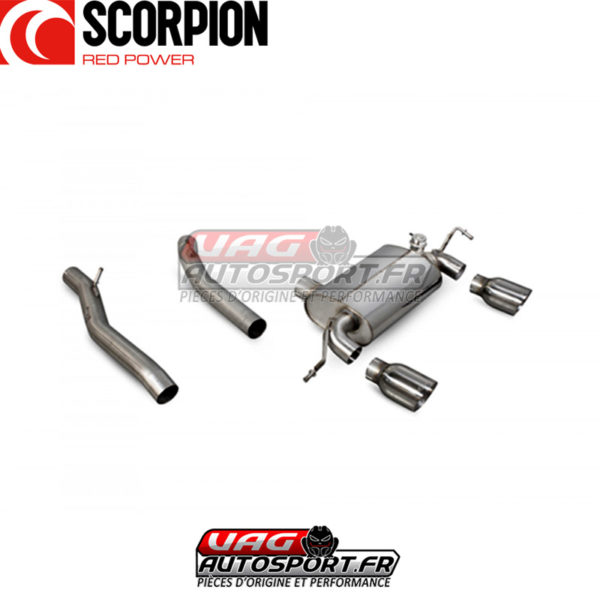 Demi-ligne d'échappement Scorpion AUDI TT Mk1 Quattro 3.2 VR6- SAUS042 - Scorpion – Image 3