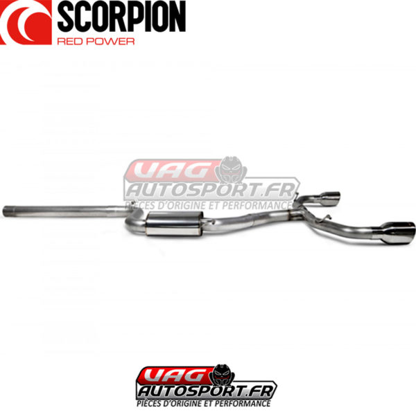 Demi-ligne d'échappement inox pour VW Golf GTI MK8 2.0 TSI EA888 GEN4 - SVWS064 - Scorpion – Image 3
