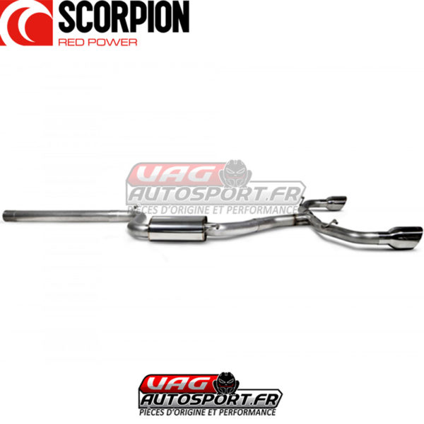 Demi-ligne d'échappement en inox VW Golf 8 GTI - SVWS064D - Scorpion – Image 3