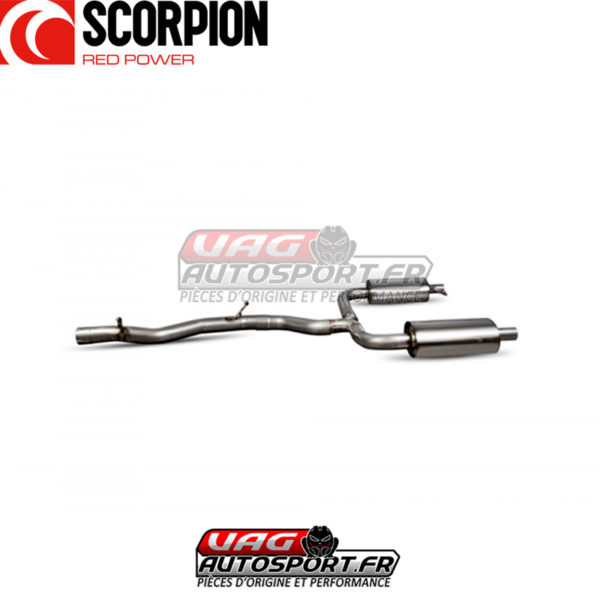 Demi-ligne / Cat-back inox (ligne après cata) - VW Golf MK7 R Estate - SVWS053 - Scorpion – Image 3