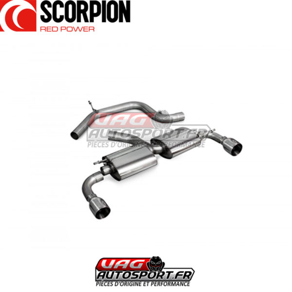 Cat-back Scorpion sans silencieux intermédiaire pour VOLKSWAGEN Golf 6 Gti 2.0 Tsi 211cv - SVWS036 – Image 3