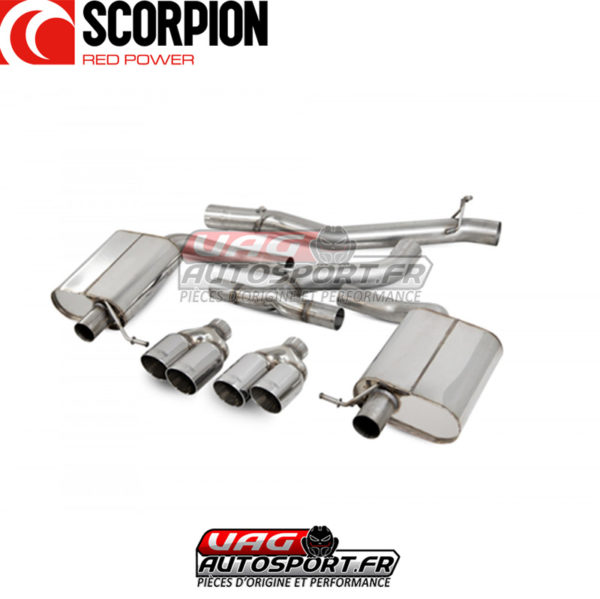 Cat-back avec intermédiaire VW GOLF MK7.5 Facelift Estate - SVWS057 - Scorpion – Image 3