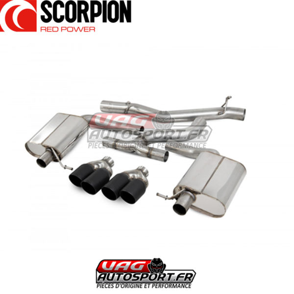 Cat-back sans intermédiaire GOLF 7.5R Estate (MK7.5 Facelift) - SVWS057C - Scorpion – Image 3
