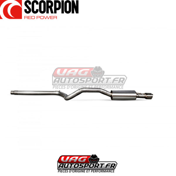 Echappement inox après catalyseur Scorpion VW Polo Gti 1.8T 9n3 - SVWS052 – Image 3