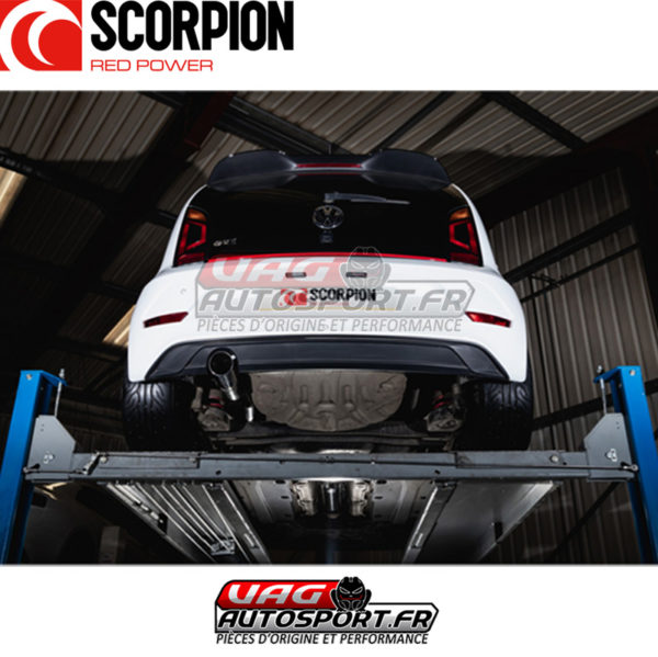 Catback avec silencieux intermédiaire UP Gti sans FAP - SVW059 - Scorpion – Image 4