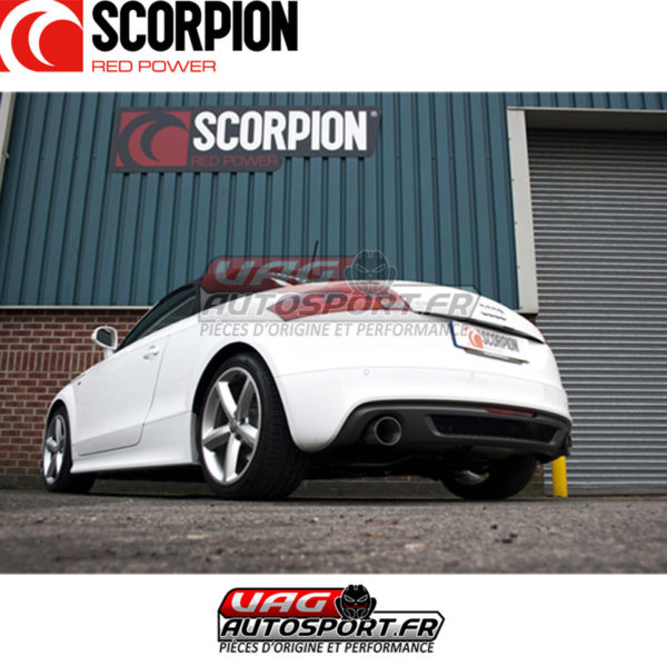 Ligne d'échappement inox après cata - AUDI TT Mk2 2.0 TFSI - SAUS032 - Scorpion – Image 5