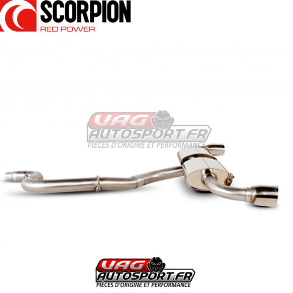 Ligne d'échappement inox après cata - AUDI TT Mk2 2.0 TFSI - SAUS032 - Scorpion – Image 3